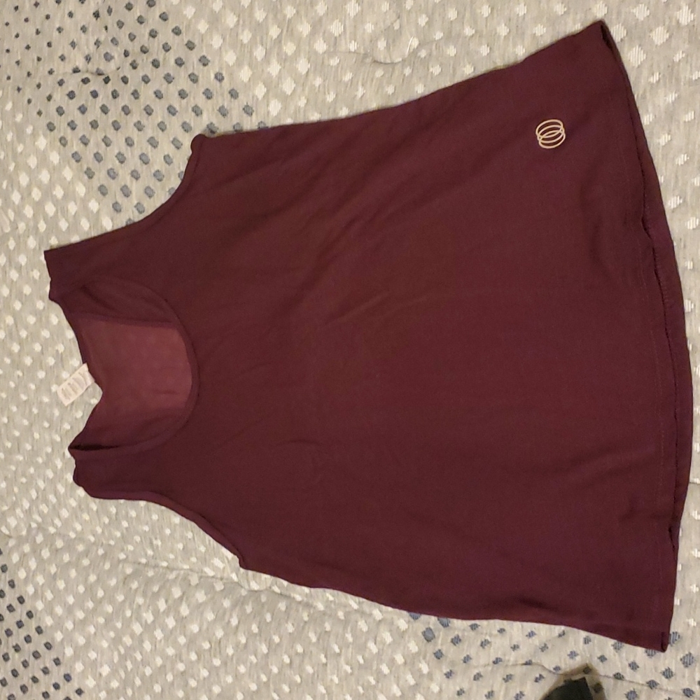Balanced collection purple athletic top - Picture 2 of 2